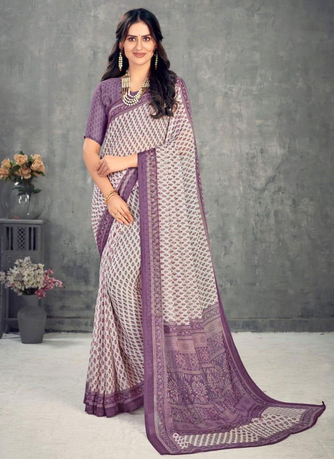 RUCHI KESARIYA CHIFFON 63rd EDITION Designer Casual Wear Chiffon Printed Saree Collection